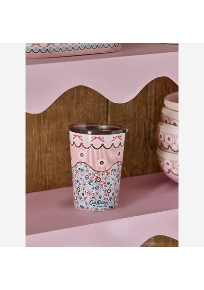 Pembe Paslanmaz Çelik Kupa 375 Ml