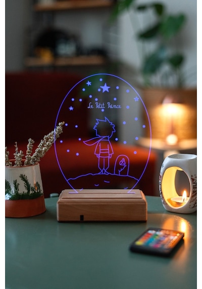 The Little Prince - Küçük Prens 16 Renk Kumandalı 3d Gece Lambası