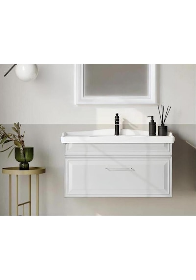 Orka Desıgn 105 Alt Modül + Lavabo Mat Beyaz Diğer Orka Desıgn 105 Alt Modül + Lavabo Mat Beyaz Diğer