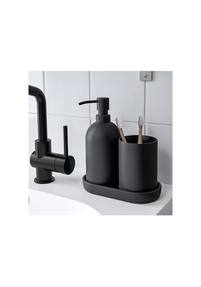 Banyo Seti, 3 Parça, Siyah Diğer