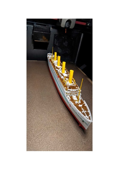 Hmhs Britannic 3d Gemi Maketi Detaylı Hastane Gemisi Koleksiyon Modeli