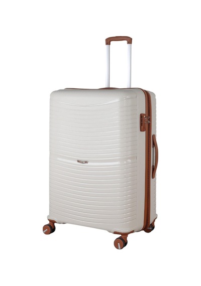 Mçs Group V379 Aura Y.üretim Pp Valiz 75 Cm S21yy100014275 11139 Kemik/kahverengi