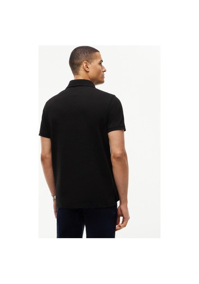 Tommy Hilfiger Polo Yaka Siyah Erkek T-shirt Bds