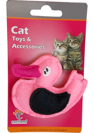 Eastland 8.5 CM Kedi Otlu Ördek Peluş Kedi Oyuncağı