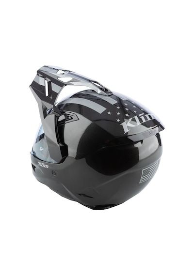 Klim X1 Alpha Carbon Patroit Korumalı Adv Kask Metalik Siyah