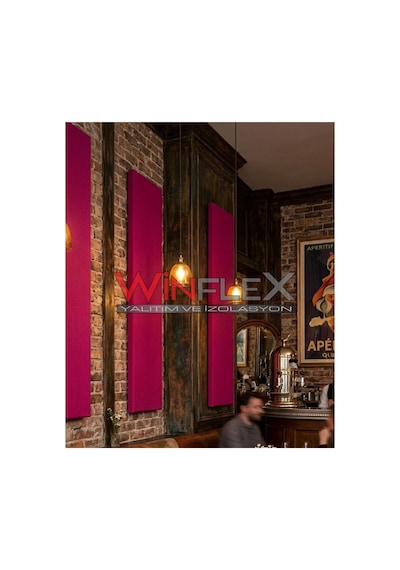 Winflex 60x240 Cm Dev Boy Akustik Panel Fuşya