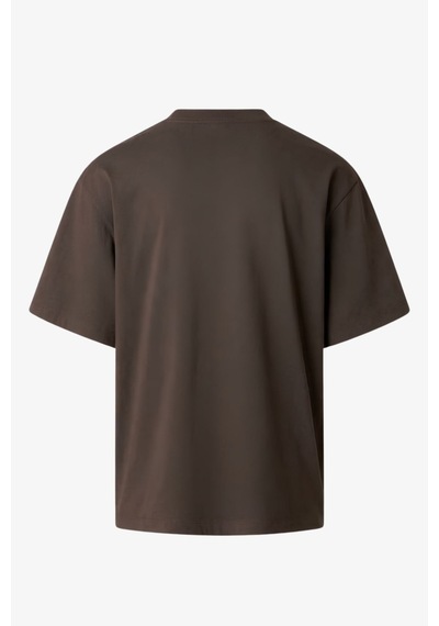 Manta 5930 Premium Oversize Erkek T-shirt-34077 Kahverengi