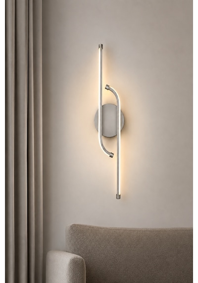 AvizeGO Unis Modern Led Duvar Apliği Günışığı Gri