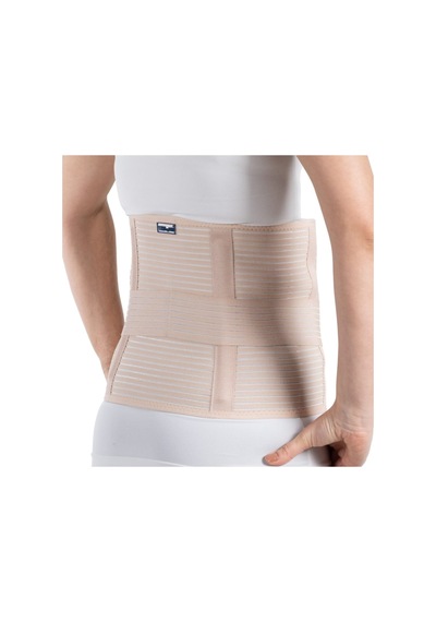 Wingmed Abdominal Korse 26cm Plus Destekli Kemerli Doğum Sonrasında Toparlayıcı, Cerrahi Müdahale Sonrası Siyah