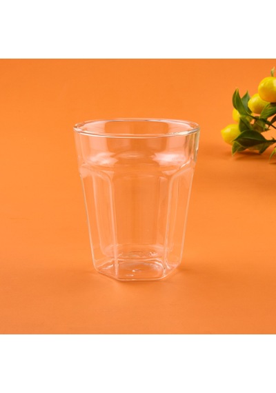 Tohanaa Çift Cidarlı Cam Bardak - Şeffaf - 250 Ml Renkli