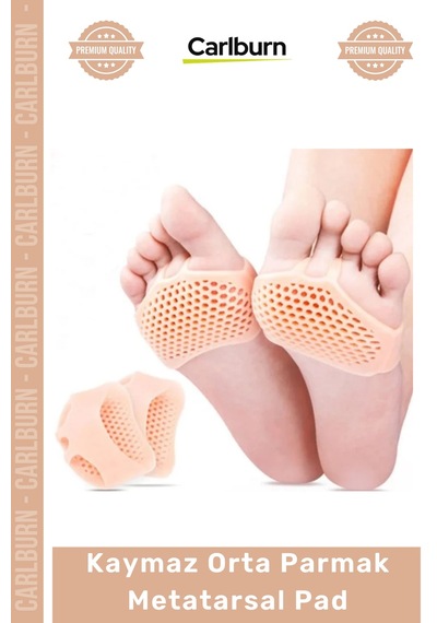 Hava Delikli Ayakkabı Destekli Ön Ayak Orta Parmak Metatarsal Pad