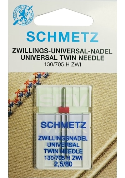Schmetz Ev Tipi Çiftli Nervür Dikiş Iğnesi