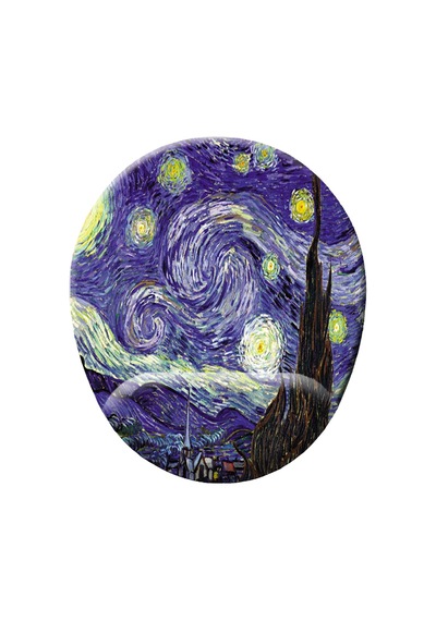 Van Gogh Yıldızlı Gece Baskılı Bilek Destekli Mouse Pad Mousepad