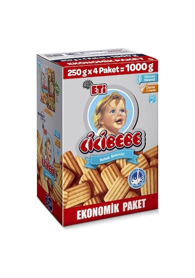 Eti Cicibebe 6+ Ay Bebek Bisküvisi 1 KG