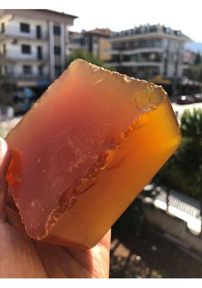 Tam Tespitsiz Sıkma Pres Kehribar 415-480 Gram