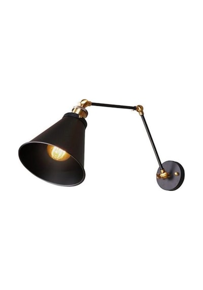 Mylights Retro Mafsalı Aplik Eskitme Altın - Siyah