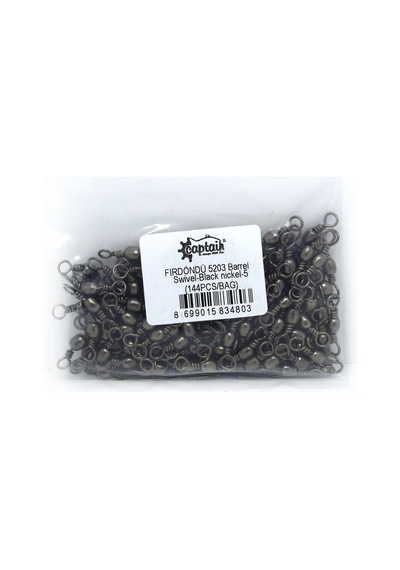 Captain 5203 Fırdöndü 144lü Paket Black Nikel Standart - 14
