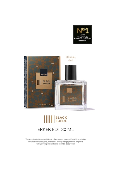 Black Suede Erkek Parfüm Edt 30 Ml. Üçlü Set Odunsu
