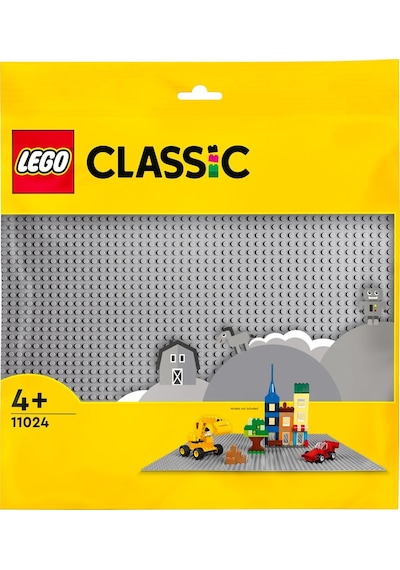 LEGO® Classic Gri Plaka 11024 - 4 Yaş ve Üzeri LEGO Severler için Açık Uçlu Yaratıcı Yapım Seti (1 Parça)