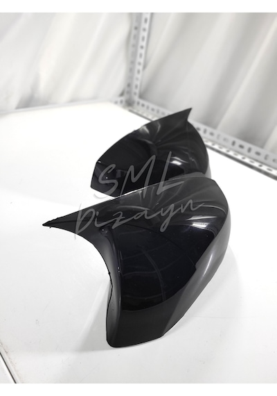 Renault Latitude 2010-2015 Batman-Yarasa Ayna Kapağı Piano Black