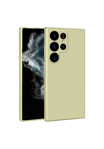 Zore Galaxy S23 Ultra Uyumlu Nvth Premier Silikon Kılıf-gold