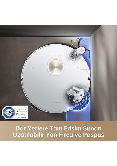 Dreame X40 Ultra Robot Süpürge Beyaz