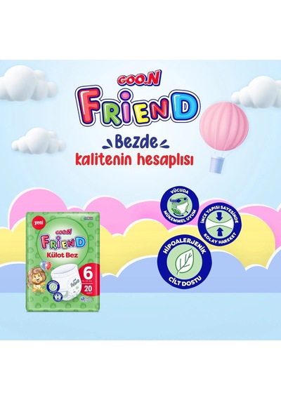 Goon Friend Külot Bebek Bezi 5 Numara 12 - 17 KG Junior 24 Adet