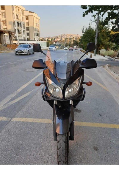 Motocam Suzuki V-strom Dl 1000 Ön Cam 2004-2010 Model 45cm Şeffaf Renkli 4mm