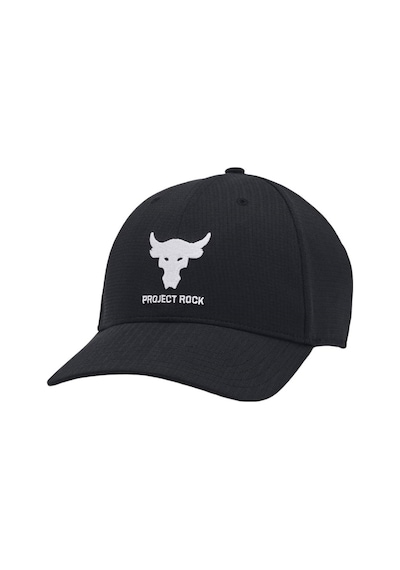 Under Armour Project Rock Trucker Şapka Siyah Beyaz Siyah,siyah-beyaz