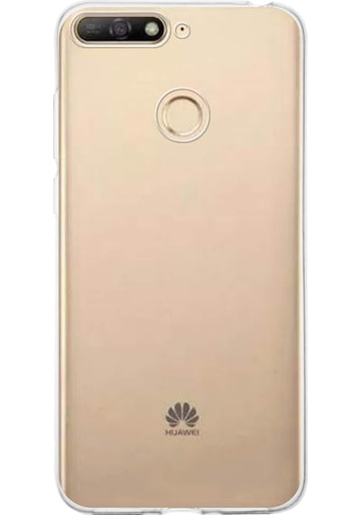Huawei Y6 2018 1mm Silikon Şeffaf Kapak