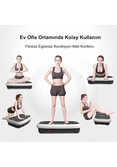 Plentiful Fitness Egzersiz Ve Kondisyon 120 Kg Taşıma Titreşimli Yağ Yakma Spor Vücut