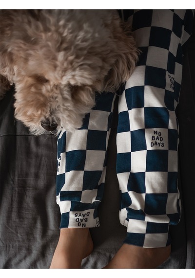 Antebies Organik Lacivert No Bad Days Erkek Çocuk Pijama Takımı Renkli