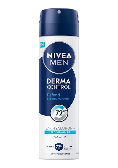 Nıvea Men Erkek Sprey Deodorant Derma Control Defend 150 Ml 5'li Avantaj Paketi Mıchu