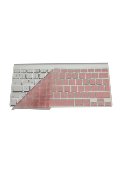 Apple Magic Keyboard A1314 A1242 Türkçe Q Uyumlu Klavye Koruyucu Iso Ters L Enter Silikon Pembe Altın