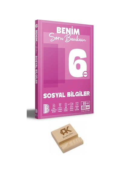 Benim Hocam 6. Sınıf Sosyal Bilgiler Soru Bankam + Telefon Standı