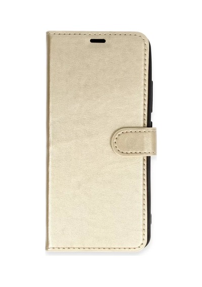 Newface Tecno Camon 20 Prime Trend S Plus Kapaklı Kılıf - Gold Altın