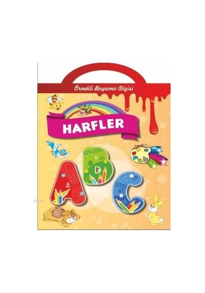 Harfler Örnekli Boyama- Parıltı Yayınları