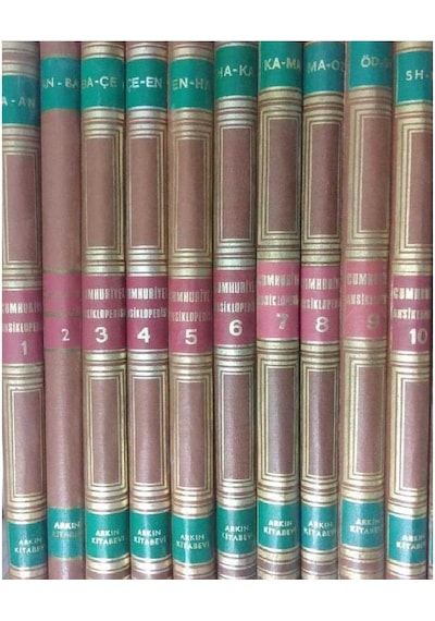 Arkın - Cumhuriyet Ansiklopedisi Ciltler 1-2-3-4-5-6-7-8-9-10 Cilt