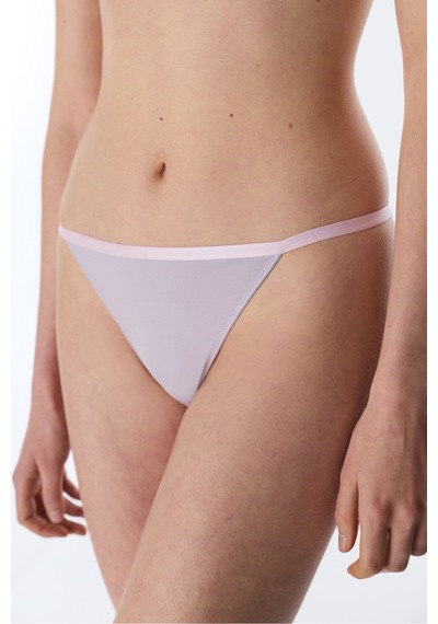 Penti Lila Micro Lace Dantel Brazilian Külot