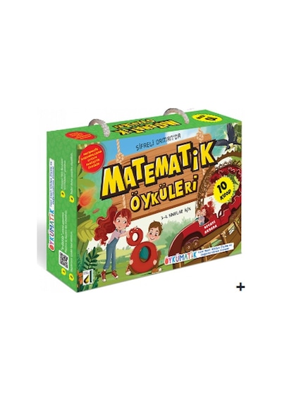 Şifreli Ormanda Matematik Öyküleri Seti - 10 Kitap Takım - Necati Akbaba - Damla Yayınevi
