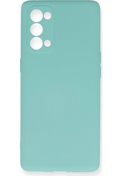 Uryport Oppo Reno 5 Pro Kılıf Nano İçi Kadife Silikon - Turkuaz