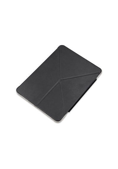 Apple Uyumlu iPad  Pro 11 2024 Raptic Airbagli Arkası Şeffaf Katlanabilir Standlı Kılıf Clear Folio Siyah