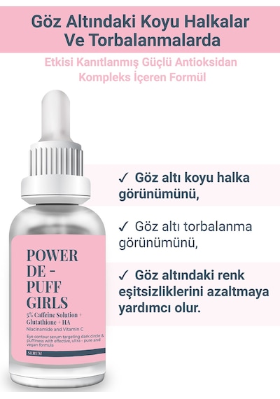 She Vec Göz Altındaki Halkalar &Torbalanmalarda Etkisi Kanıtlanmış Formül 30 ML