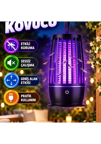 Uv Işıklı Elektrikli Sinek Öldürücü Sessiz Çalışan Geniş Alan Etkili