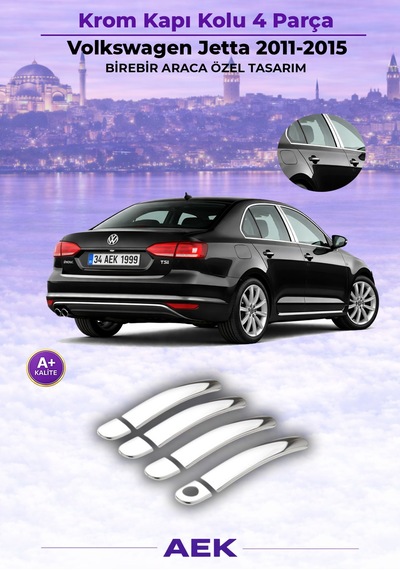 Vw Jetta Kapı Kolu 2011-2014 Paslanmaz Çelik