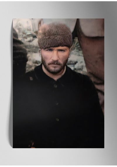 Metal Üzerine - Atatürk Temalı Poster Tablo