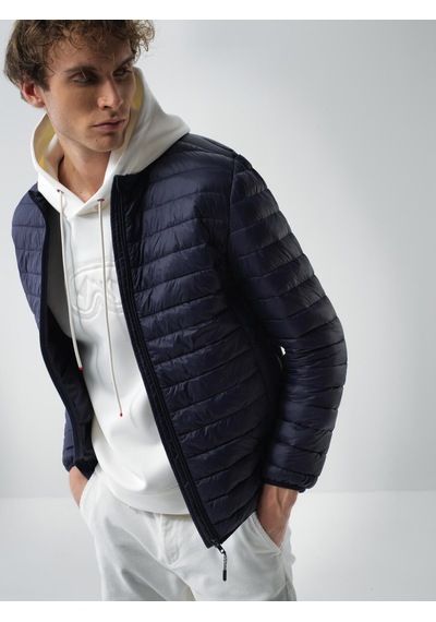 Lacivert Formunu Koruyan Regular Fit Mont 190571