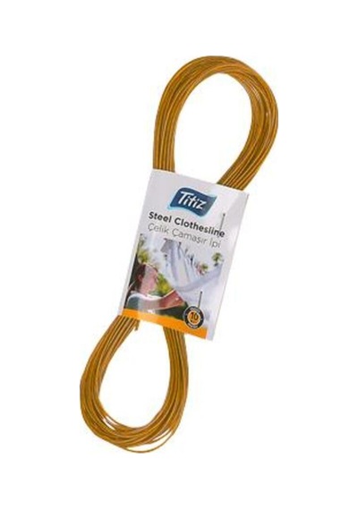 Tp-448 Çelik Çamaşir Ipi 10 Mt. Plastik Beyaz Diğer