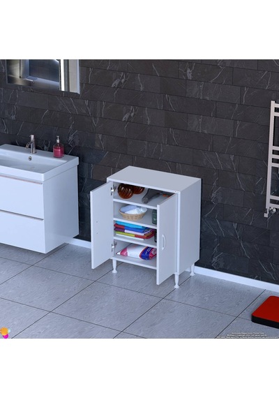 Eliusta Nirat 55 Cm 4 Bölmeli Beyaz Banyo Mutfak Dolabı 3 Raflı Kapaklı Çok Amaçlı Dolap 55x75x32,5 Cm Beyaz Eliusta Nirat 55 Cm 4 Bölmeli Beyaz Banyo Mutfak Dolabı 3 Raflı Kapaklı Çok Amaçlı Dolap 55x75x32,5 Cm Beyaz