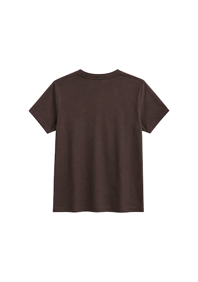 Vadon 1009 Kadın Pamuklu Regular Fit Bisiklet Yaka Yumuşak Dokulu Kısa Kollu Basic T-shirt Kahverengi Vadon 1009 Kadın Pamuklu Regular Fit Bisiklet Yaka Yumuşak Dokulu Kısa Kollu Basic T-shirt Kahverengi